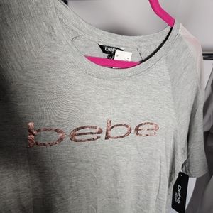 BEBE Brand New Tags on Bebe Sport SILVER / ROSE GOLD,  MEDIUM